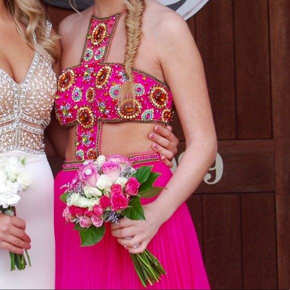 Pink Sherri Hill Dress - Picture 3 of 3